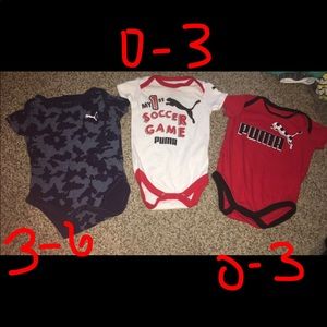 Puma onesies